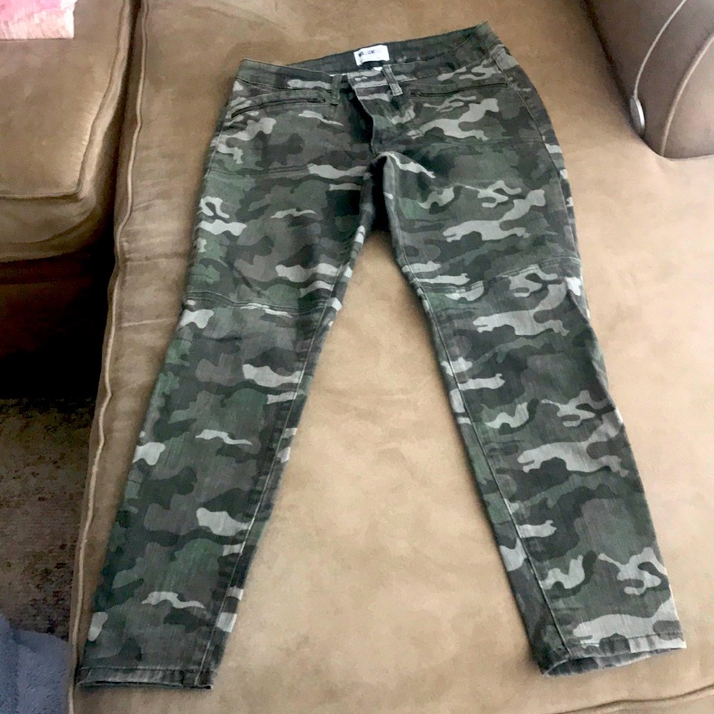 William Rast Camouflage Skinny Jeans